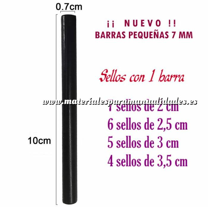 Imagen Barras para PISTOLA Barra Lacre 7 mm Flexible pistola NEGRO 