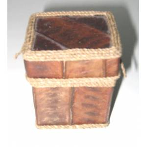 Cajitas para regalo - caja rustica corteza - cuadrada (Últimas Unidades) 