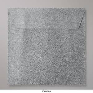 Sobres cuadrados - Sobre gris oscuro Cuadrado textura brillante (CEB155MG) 