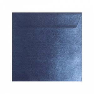 Sobres cuadrados - Sobre textura azul Cuadrado (Azul Real) 